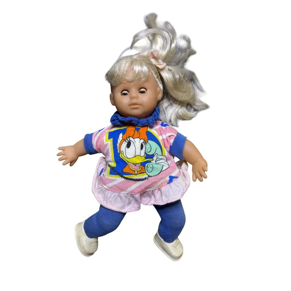 Vintage Daisy Duck Doll Outfit Cartoon Character Pink Blue‎ Outfit